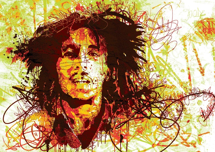 bob Tableau décoratif imprimé