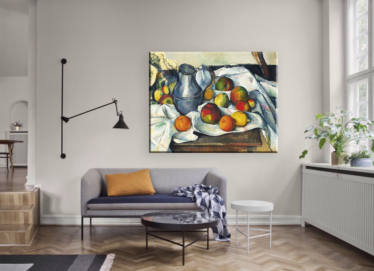 Tableau nature morte imprimé sur toile Paul Cézanne