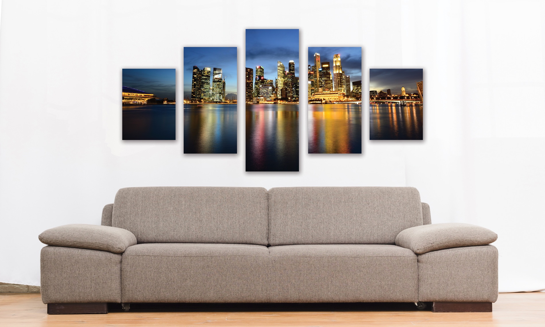 Tableau photo 5 parties imprimé sur toile – Image 2