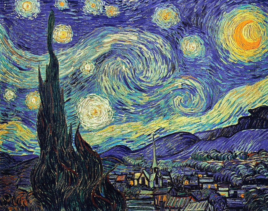 Tableau paysage Van Gogh