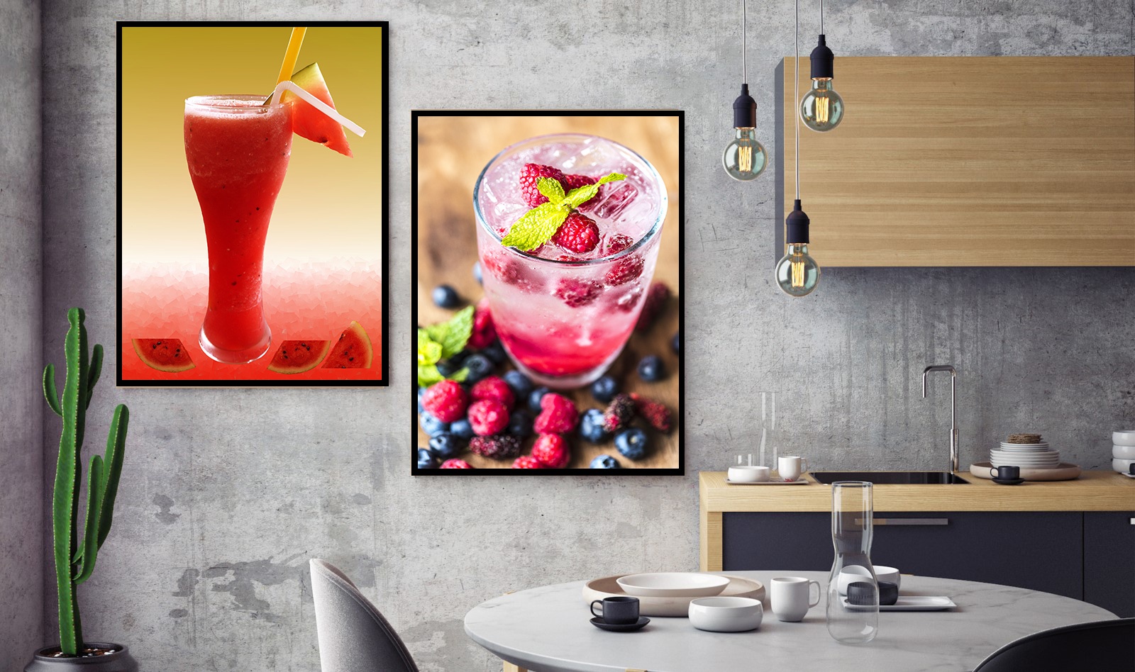 Pack 2 Tableaux d'art Colors