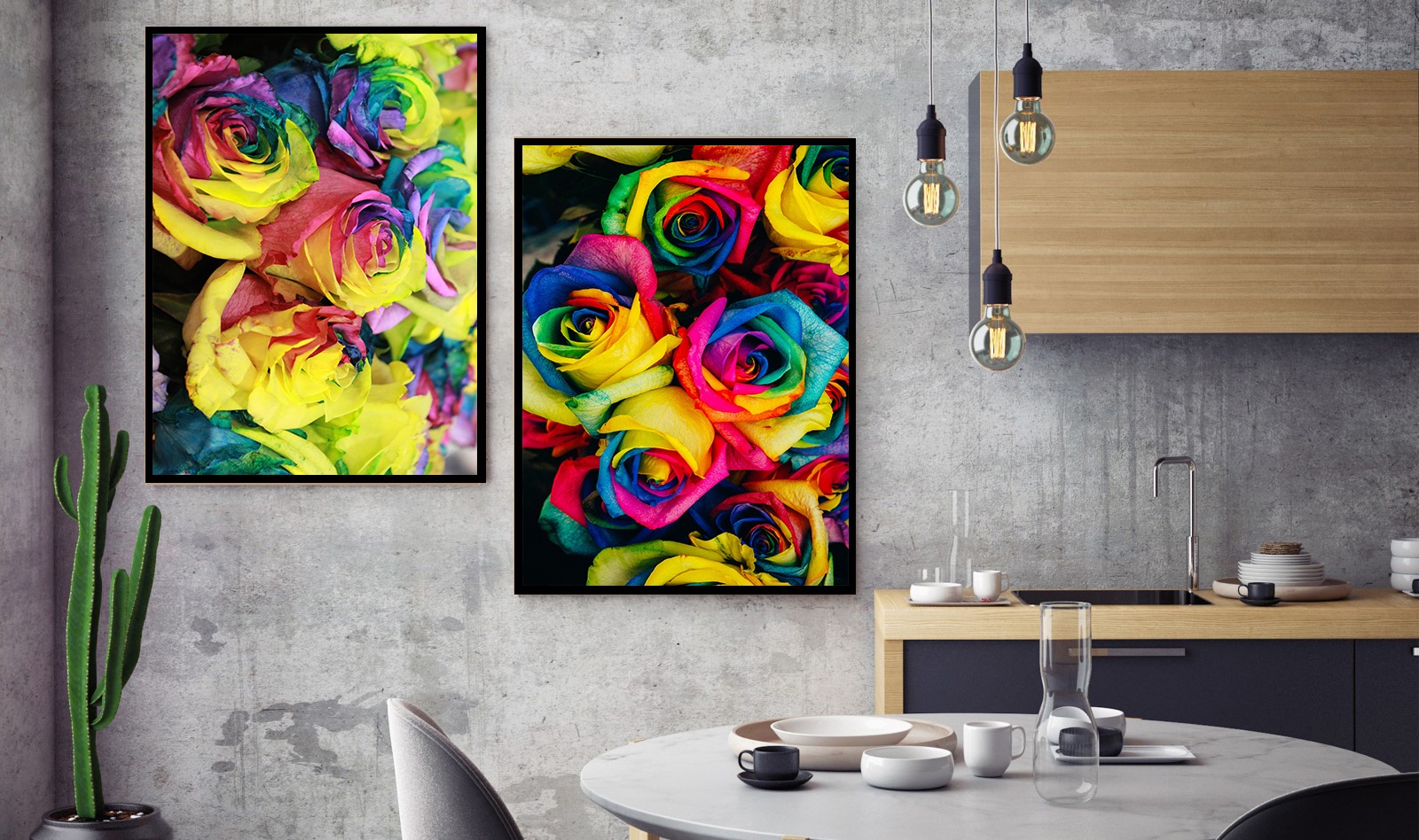 Pack 2 Tableaux d'art Colors