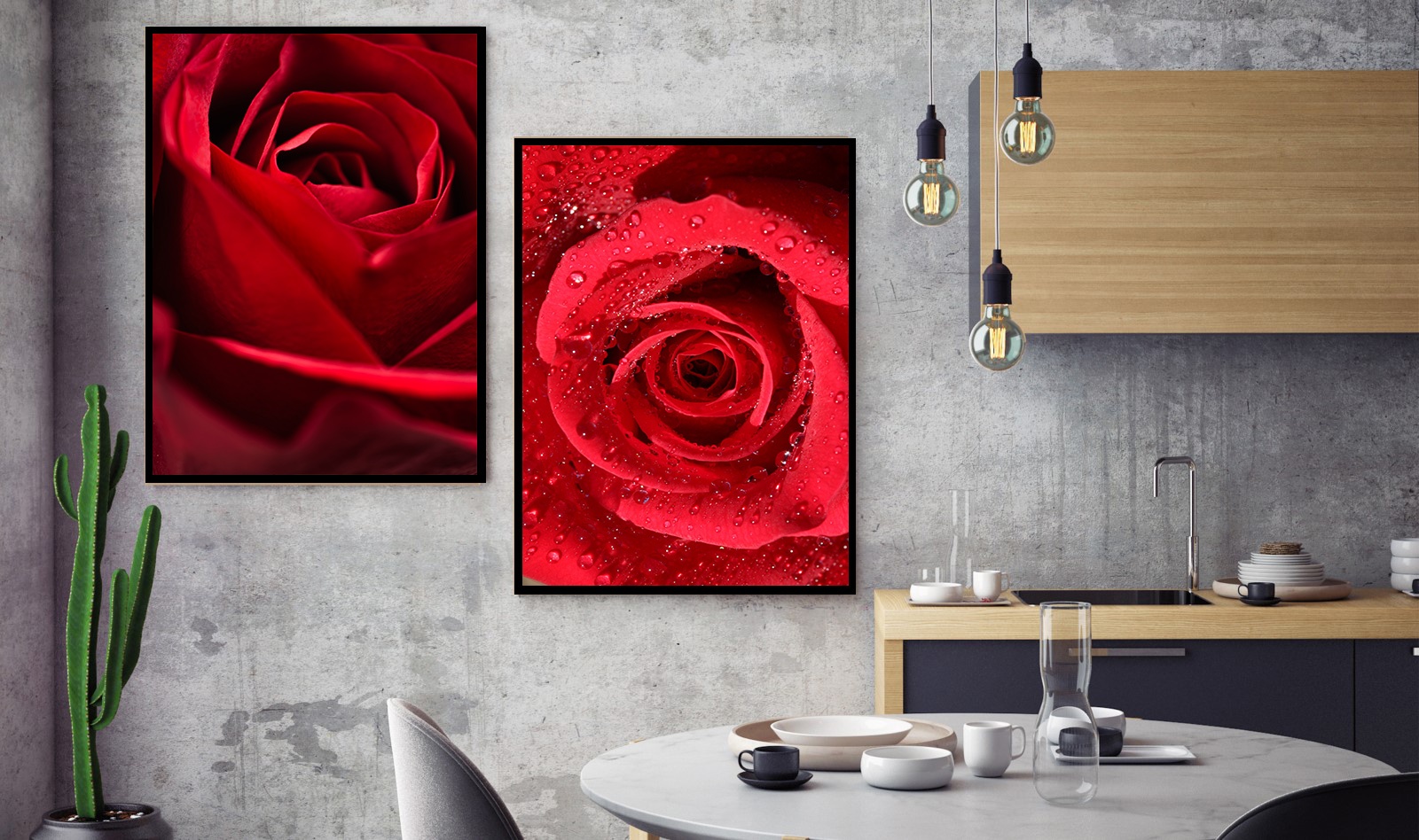 Pack 2 Tableaux d'art Red