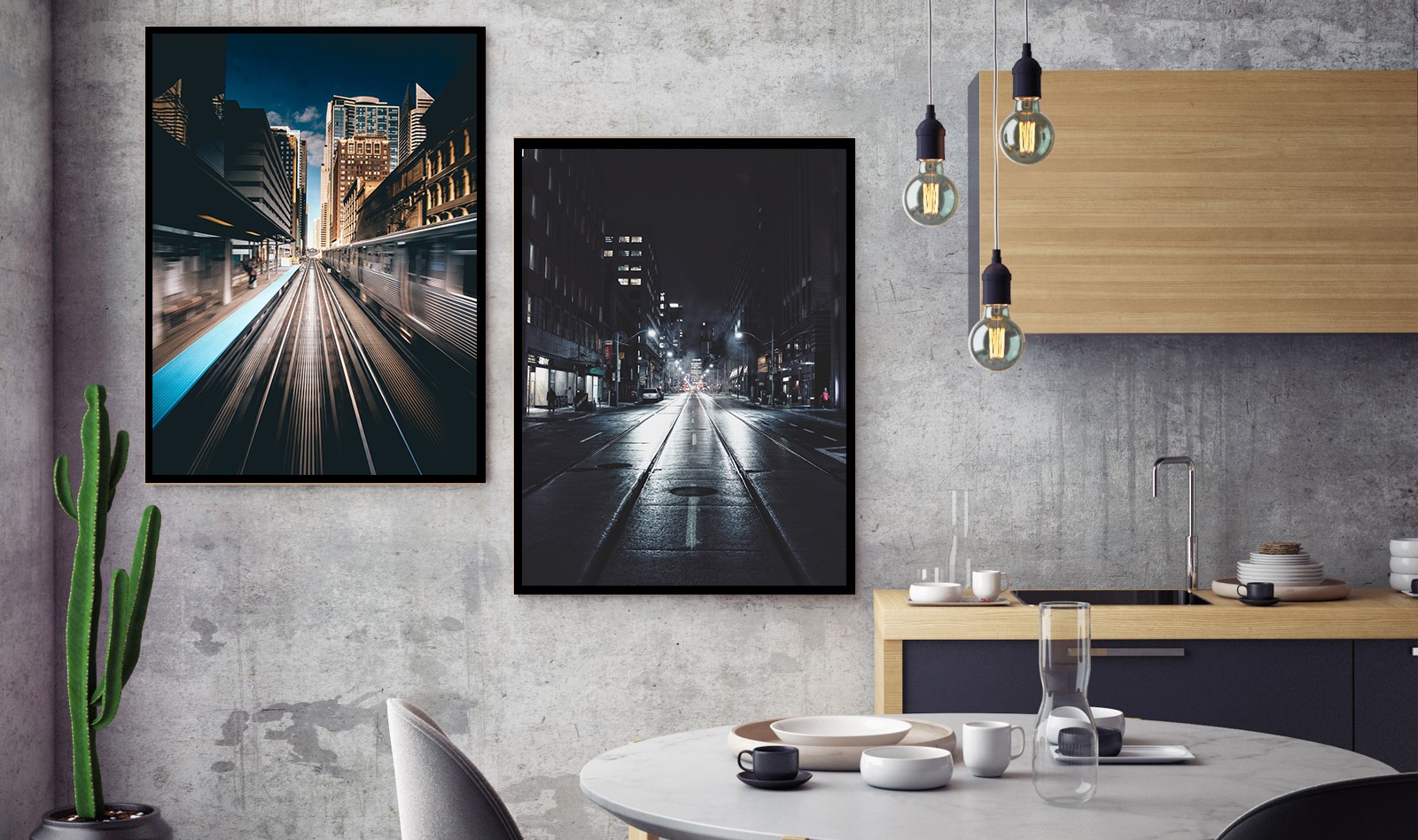 Pack de 2 Tableaux d'art Urbain Zoom