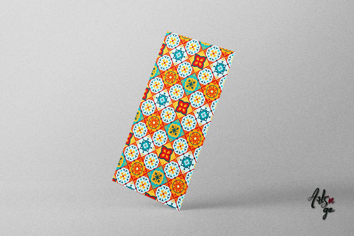 Carreaux de ciment autocollant