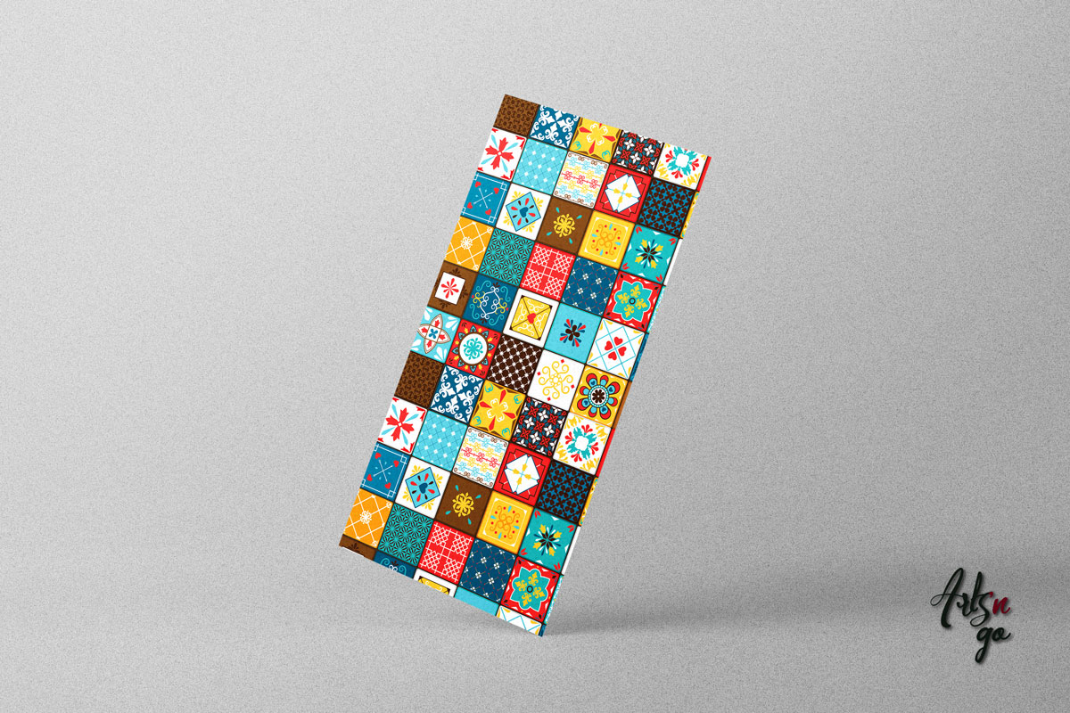 Carreaux de ciment autocollant