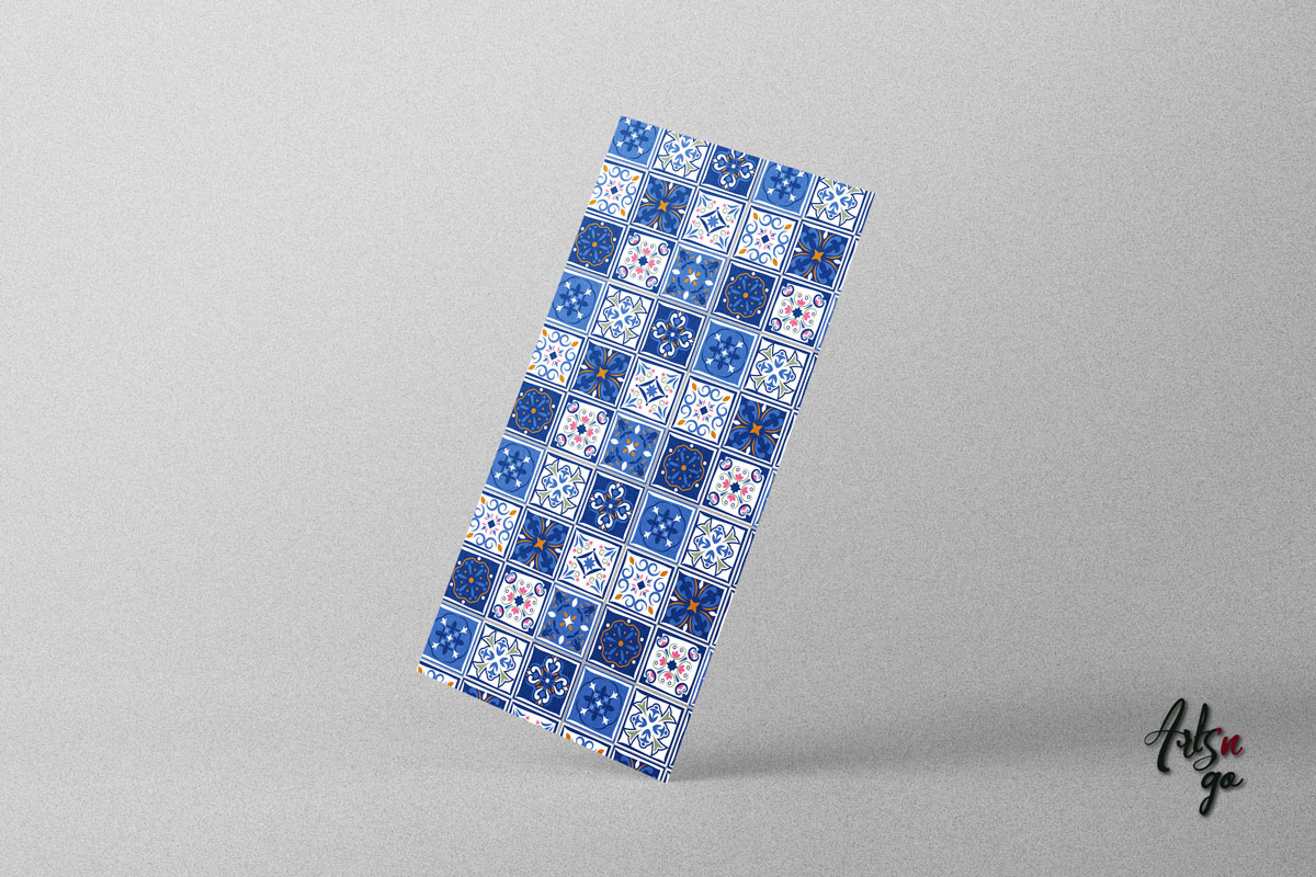 Carreaux de ciment autocollant