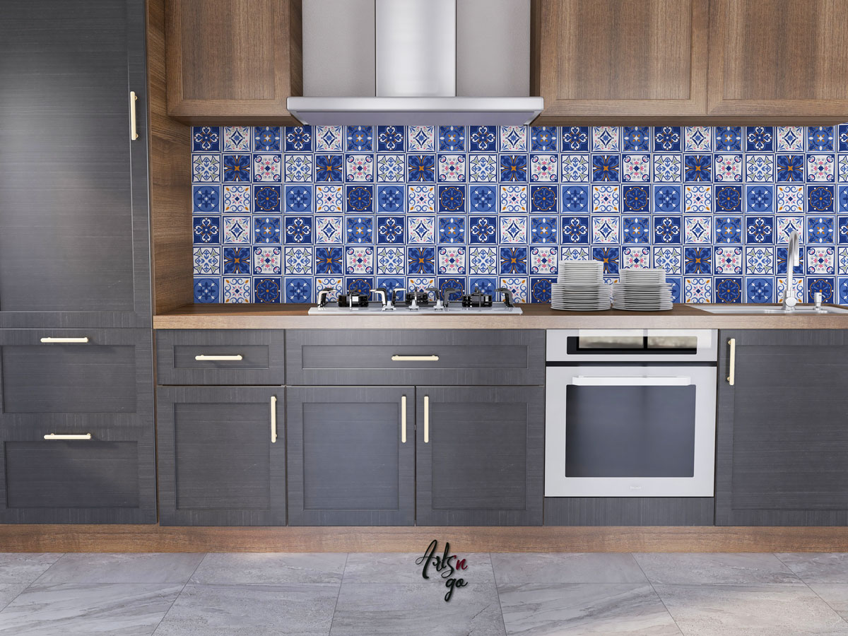 T0015-2 Carreaux de ciment autocollant