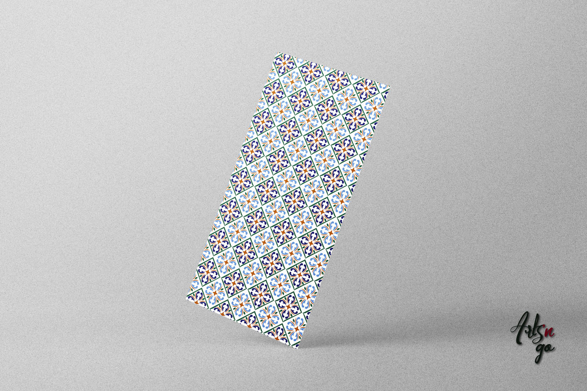 Carreaux de ciment autocollant