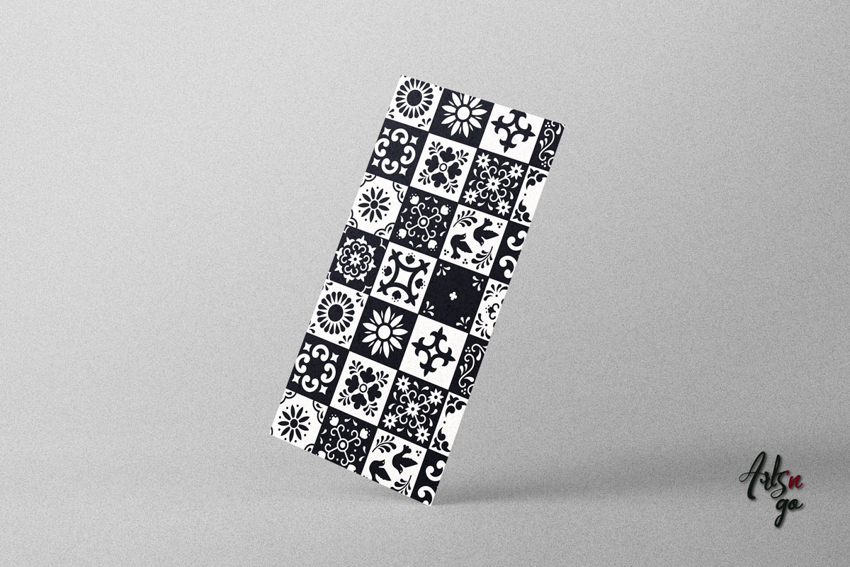 Carreaux de ciment autocollant