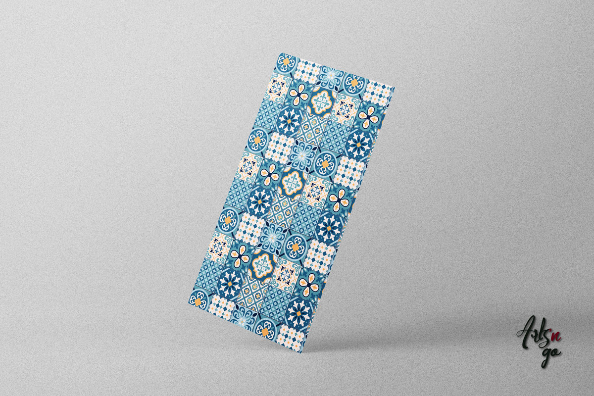 Carreaux de ciment autocollant