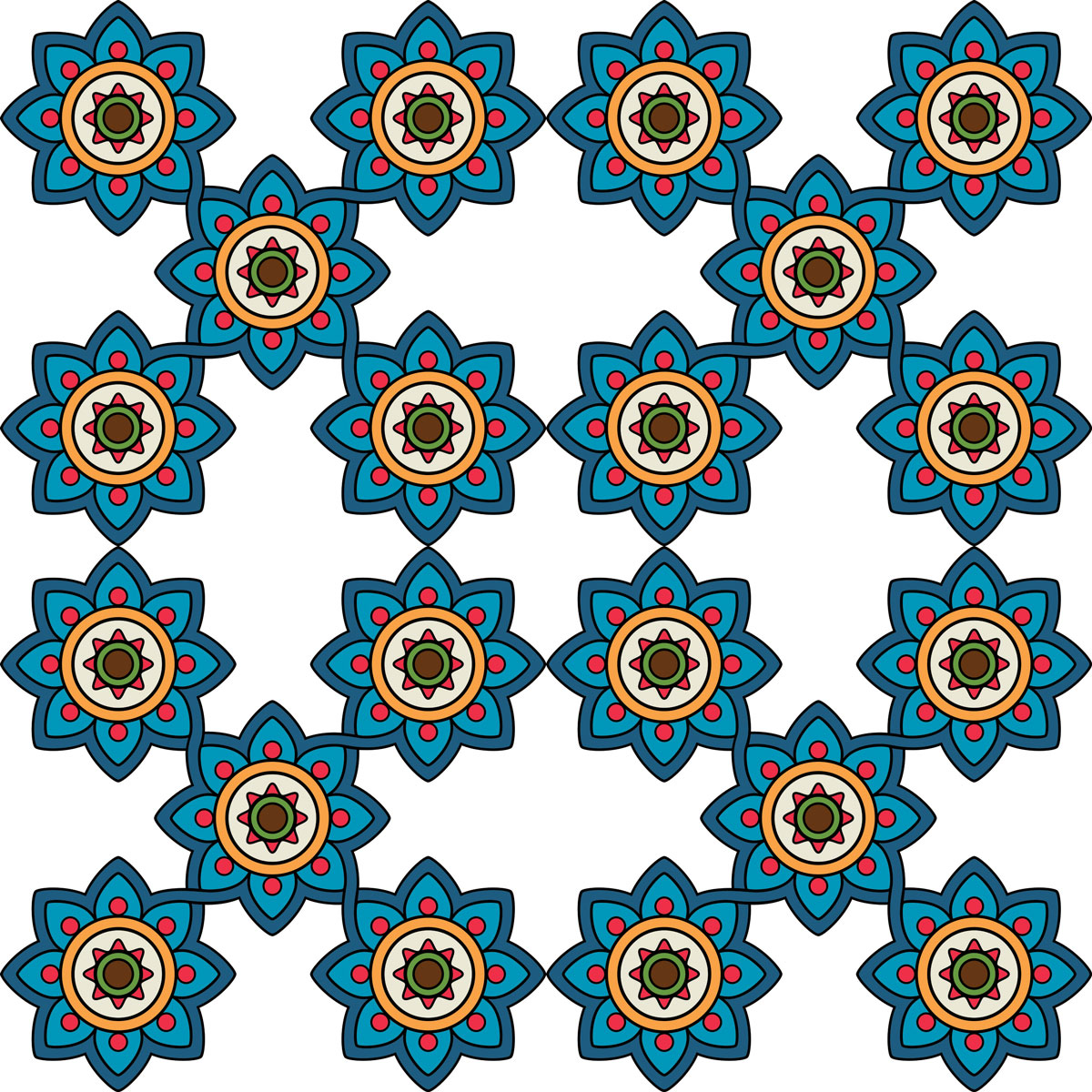 T0031-3 Carreaux de ciment autocollant