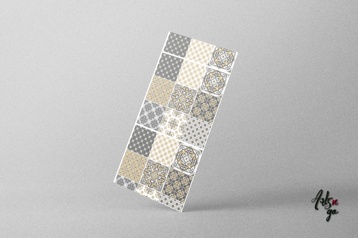 Carreaux de ciment autocollant