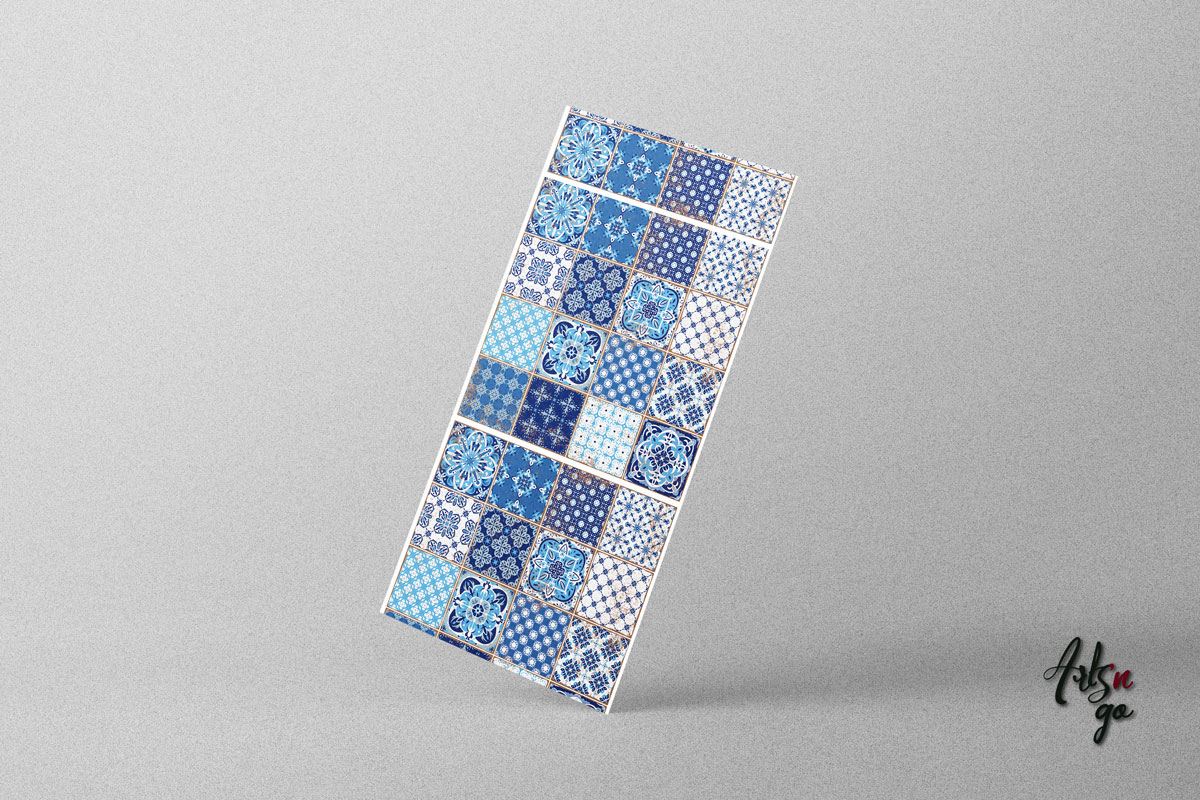 T0042-1 Carreaux de ciment autocollant