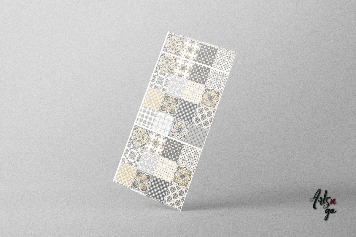 Carreaux de ciment autocollant