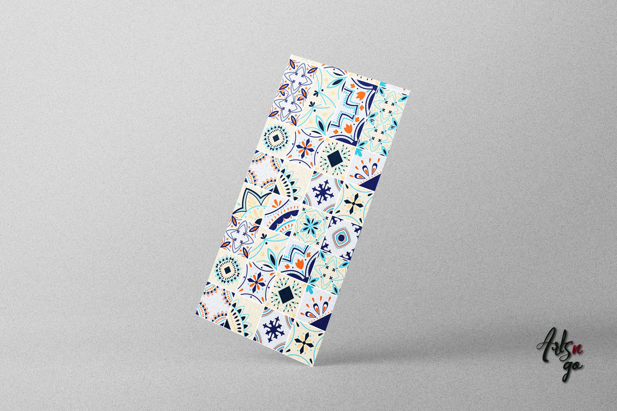 Carreaux de ciment autocollant