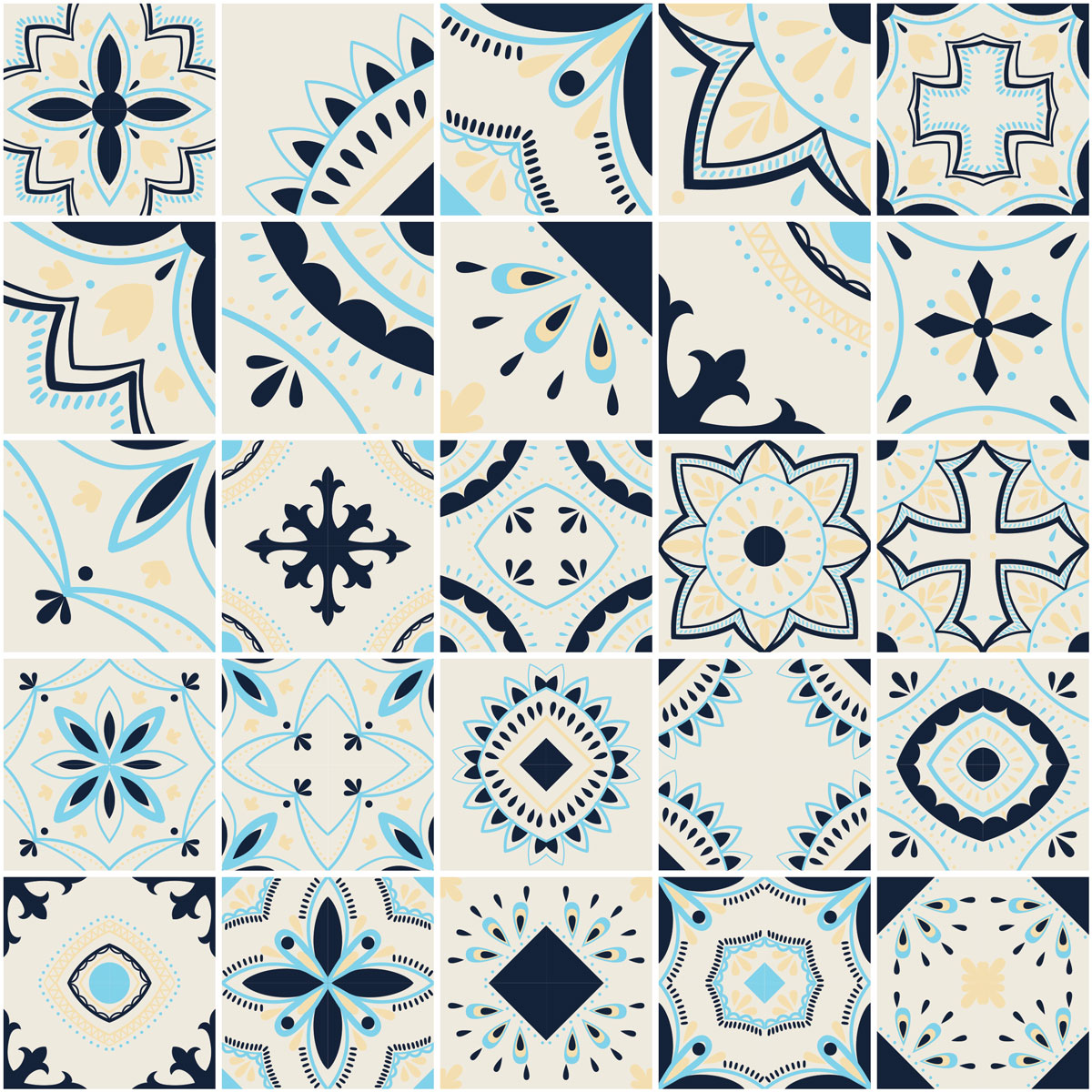 Carreaux de ciment autocollant