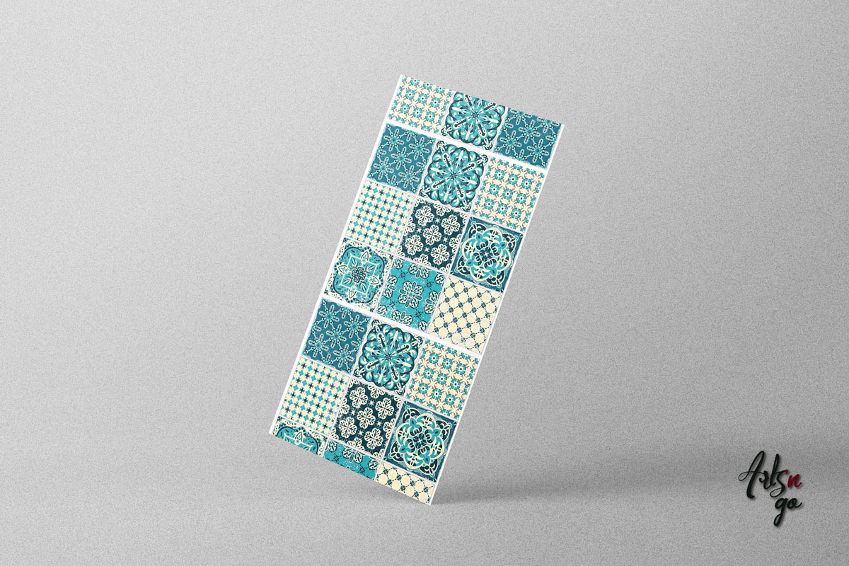 Carreaux de ciment autocollant