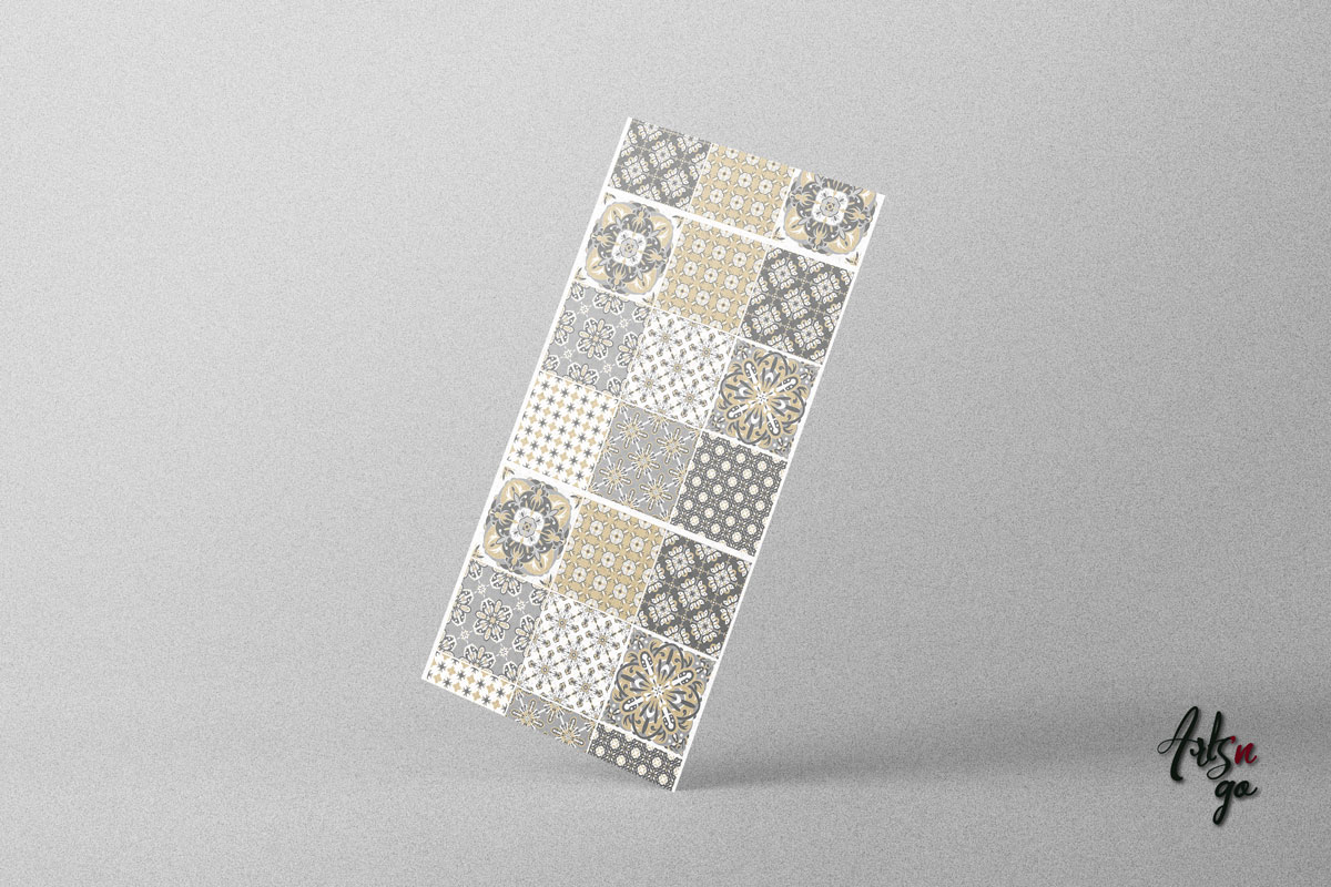 Carreaux de ciment autocollant