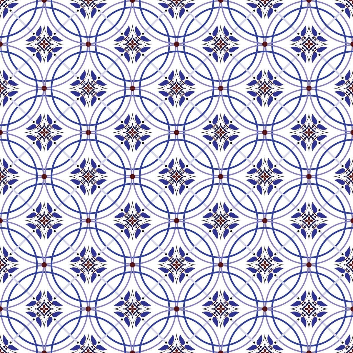 Carreaux de ciment autocollant