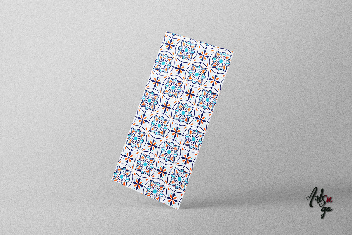 Carreaux de ciment autocollant
