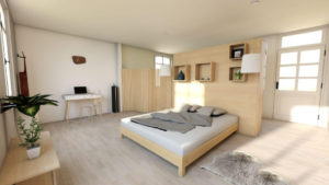 chambre a coucher minimaliste