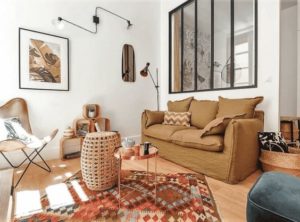 ambiance chaleureuse dans son salon