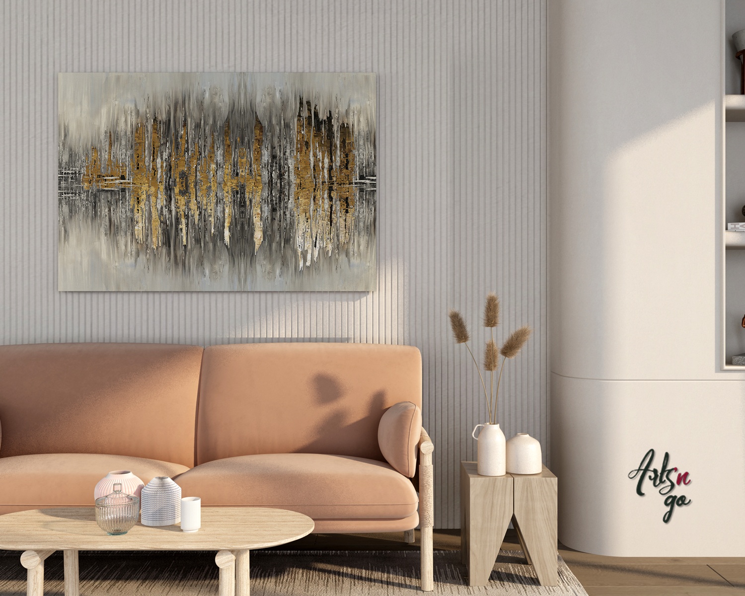 tableau de peinture abstrait